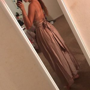 Mocha Lavender Prom dress